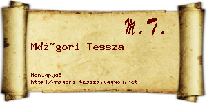 Mágori Tessza névjegykártya